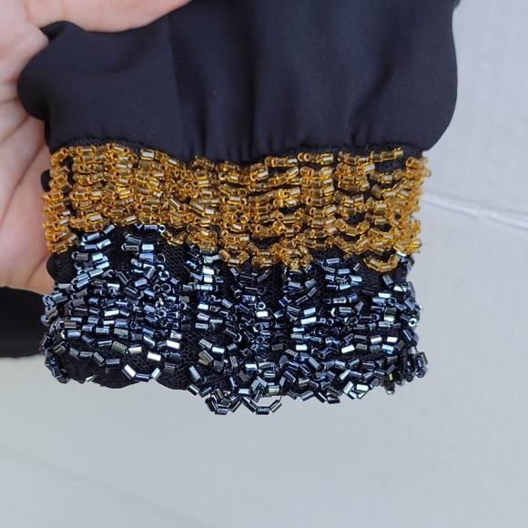 ASTR the Label Surplice Beaded Cuff Blouse - Picture 8 of 11